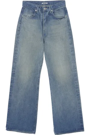 Auralee Jeans mit weitem Bein
