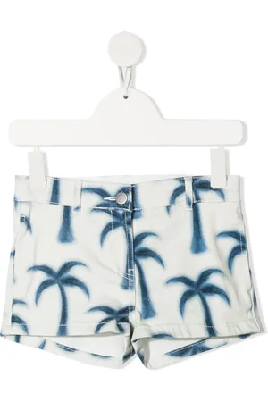 Stella McCartney Jeans-Shorts mit Palmen-Print