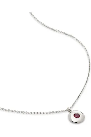 Monica Vinader January Birthstone Granat-Halskette