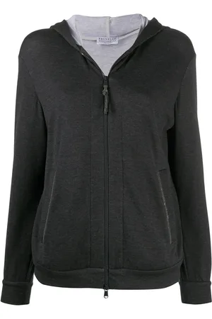 Brunello Cucinelli Kapuzenjacke mit langen Ärmeln