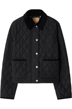 Burberry Gesteppte Cropped-Jacke