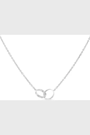 Cartier 2000s 18K white gold Love diamond necklace