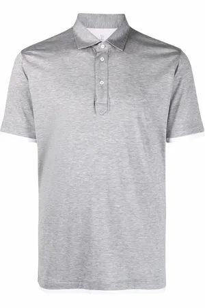 Brunello Cucinelli Poloshirt mit Kontrastdetails