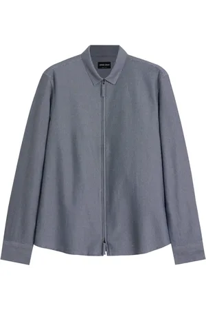 Giorgio Armani Hemd mit Zickzackmuster