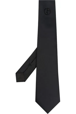 Giorgio Armani Seidenkrawatte mit Logo-Print