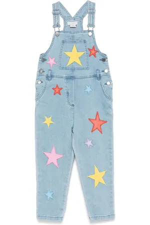Stella McCartney Latzhose mit Sternstickerei