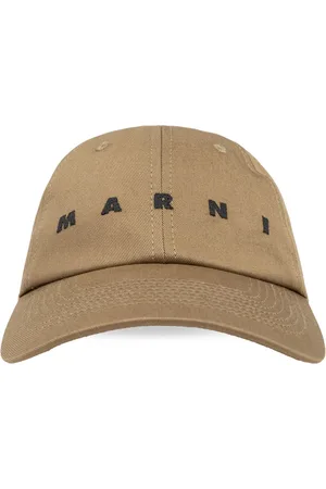Marni Twill-Baseballkappe mit Logo-Stickerei