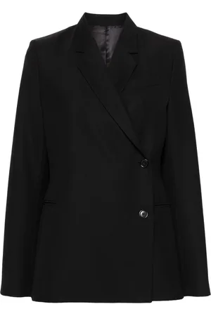 Totême Doppelreihiger Blazer aus Interlock-Twill