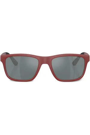 Emporio Armani Sonnenbrille mit eckigem Gestell