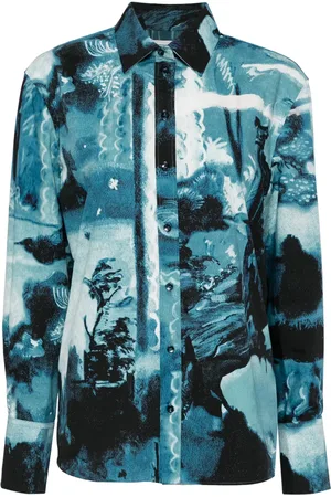 Erdem Langarmshirt mit grafischem Print
