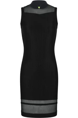 SHANGHAI TANG Minikleid in Netz-Optik