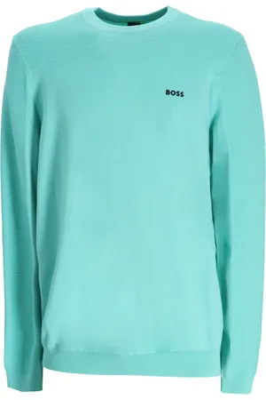 HUGO BOSS Pullover mit Logo-Print