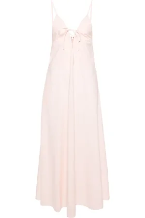 FORTE FORTE Maxikleid mit Schnürung