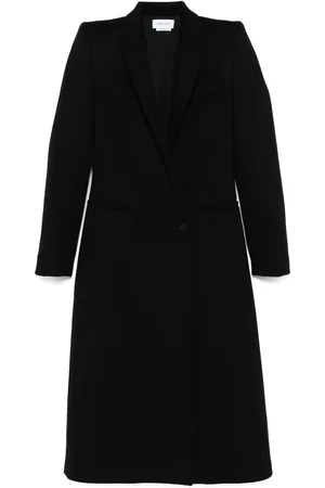 Alexander McQueen Mantel mit gestapelten Schultern