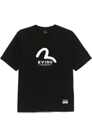 Evisu T-Shirt mit Logo-Print