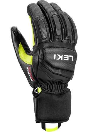 Leki Handschuhe mit Logo-Print