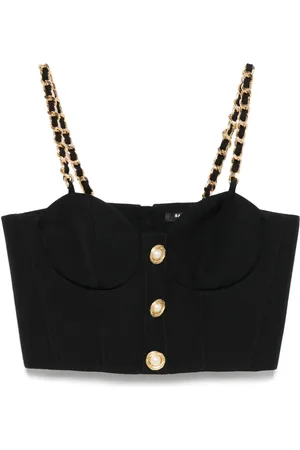 Balmain Top mit Kettenriemen
