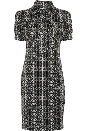 Max Mara Cesy Kleid aus Monogramm-Jacquard