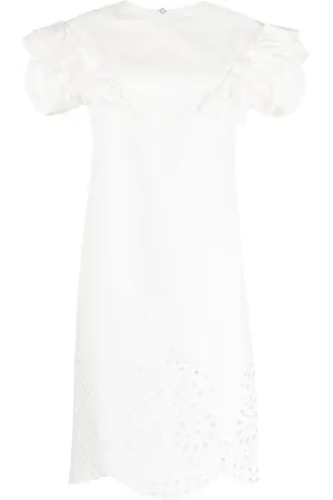 Sportmax Midikleid mit Lochstrickmuster