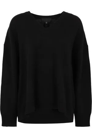 NILI LOTAN Kaschmirpullover mit V-Ausschnitt