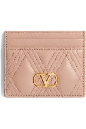 VALENTINO GARAVANI QUILTIE 67 CARDHOLDER IN QUILTED NAPPA LEATHER