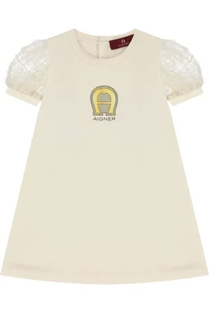 Aigner Kleid mit Puffärmeln