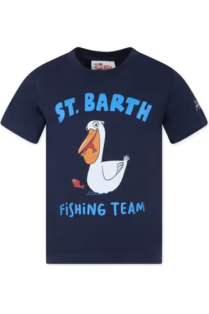 MC2 SAINT BARTH T-Shirt mit Logo-Print