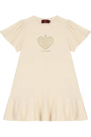 Aigner Kurzärmeliges Kleid mit Herzdetail