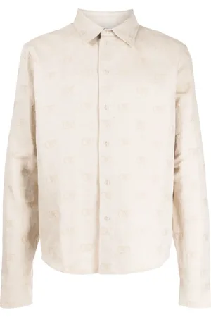 OFF-WHITE Hemd mit Logo-Jacquard