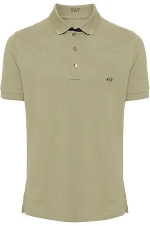 FAY Pikee-Poloshirt mit Logo-Stickerei