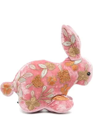 Anke Drechsel Hasen-Stofftier mit Stickerei