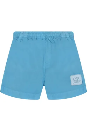 C.P. Company Badeshorts mit Logo-Patch