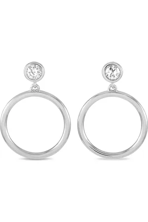 LB Exclusive 14kt Weißgoldohrringe mit Diamant