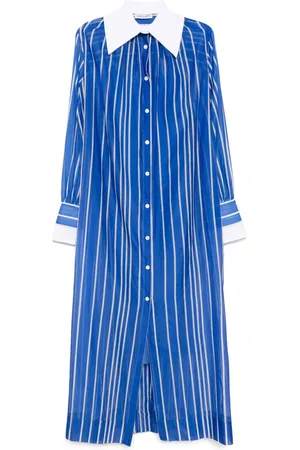 DICE KAYEK Gestreiftes Hemdkleid