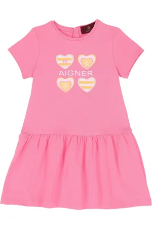 Aigner A-Linien-Kleid mit Herz-Print