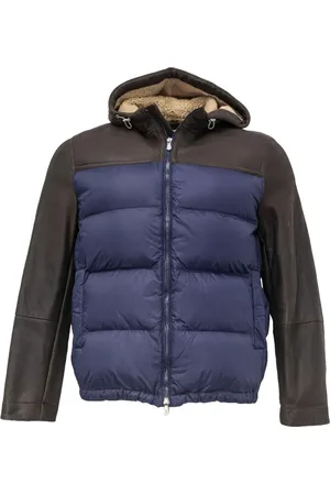 Brunello Cucinelli Gefütterte Jacke in Colour-Block-Optik
