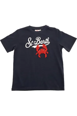 MC2 SAINT BARTH T-Shirt mit Logo-Print