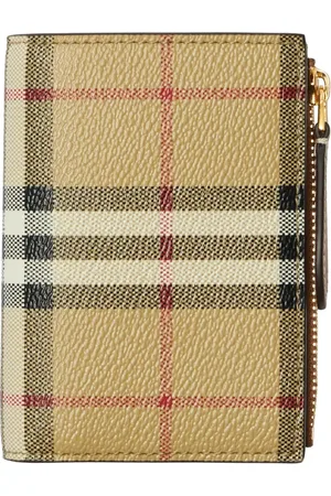 Burberry Kleines Portemonnaie mit Karomuster