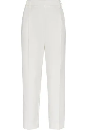 Brunello Cucinelli Slouchy Cropped-Hose