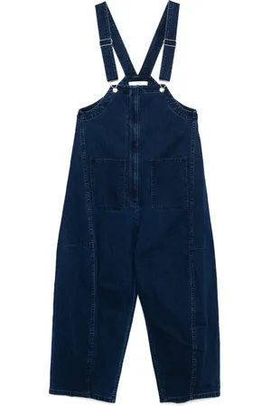 tibi Klassische Jeans-Latzhose