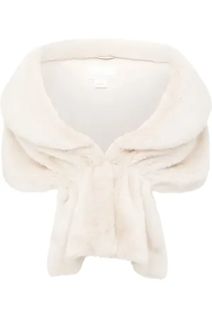 Unreal Fur Champagner Cape aus Faux Fur