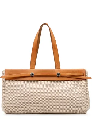 Hermès 2003 Herbag Cabas MM Tote Bag
