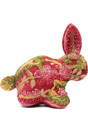 Anke Drechsel Hasen-Stofftier mit Stickerei