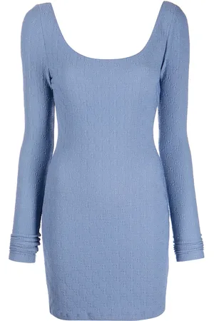 Alexander Wang Kleid mit Logo-Stickerei