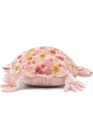 Anke Drechsel Großes Schildkröten-Stofftier mit Stickerei
