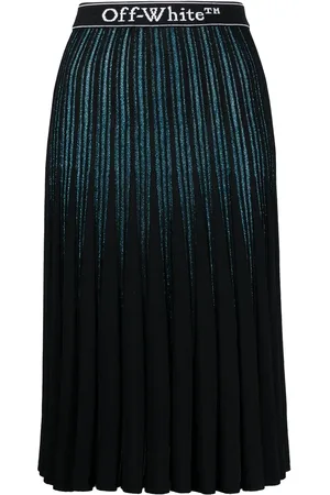OFF-WHITE Rock mit Glitter-Effekt
