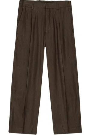 NN.07 Wide-Leg-Hose mit Bundfalten