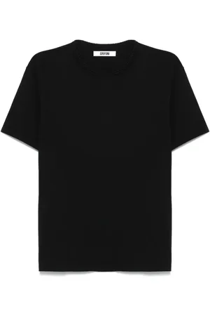 GRIFONI T-Shirt mit Ziernähten