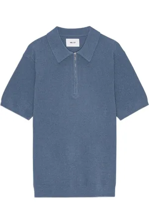 NN.07 Poloshirt mit Reißverschluss