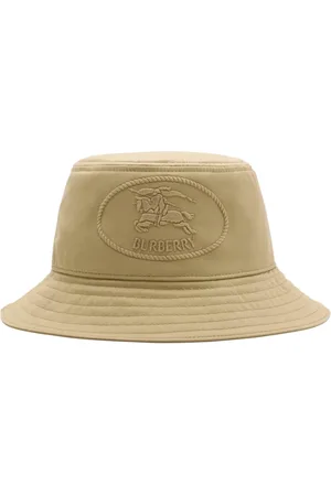 Burberry Equestrian Knight Fischerhut aus Gabardine